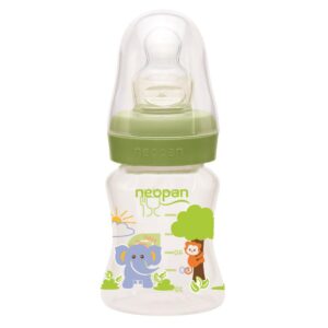 Mamadeira Neopan Cristalpan Com Alca Verde 140ml