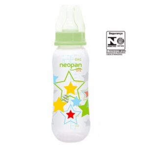 Mamadeira Neopan Cristalpan com Alca Verde 250ml