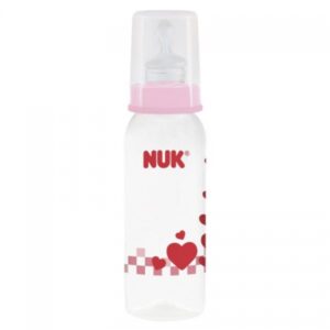Mamadeira Nuk Girls Decorada S2 Rosa 240ml