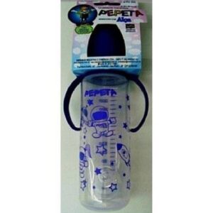 Mamadeira Pepeta Com Alça e Bico Universal de Silicone 240ml