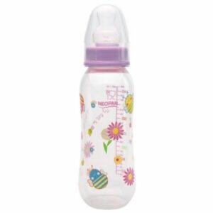 Mamadeira Neopan Panforme Ortodôntica Decorada Rosa 250ml