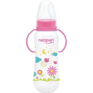 Mamadeira Neopan Cristalpan Rosa 250ml