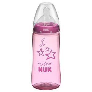 Mamadeira Nuk My First Girl Choice S2 Rosa 300ml