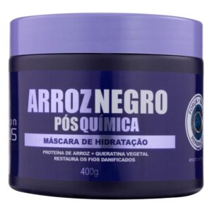 Máscara de Hidratação Salon Opus Arroz Negro Com 400g
