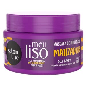 Máscara Salon Line Meu Liso Matizador Loiro Com 300g