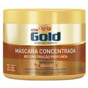 Máscara Capilar Niely Gold Reconstrução Profunda Com 430g