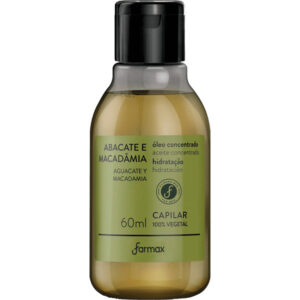 Oleo Capilar Farmax Abacate e Macadâmia Com 60ml