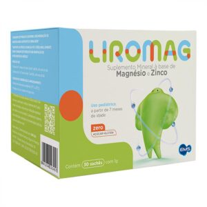 Suplemento Alimentar Infantil Liromag Com 30 Sachês Ems s/a