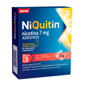 Niquitin 7mg Adesivo Transdérmico Com 7 Unidades