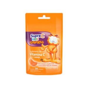 Supra C Kids Sabor Laranja Com 30 Gomas Mastigáveis Kley Hertz