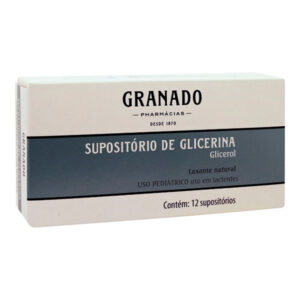 Supositório de Glicerina Granado Infantil Com 12 Unidades