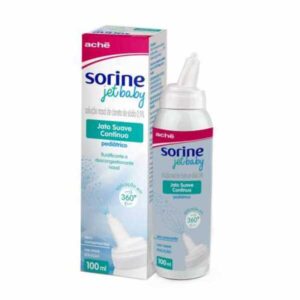 Sorine Jet Baby 0,9% Solução Nasal Spray Jato Continuo Com 100ml