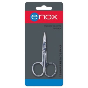 Tesoura de Unha Ponta Reta Enox Ref-682 Unidade