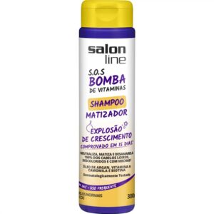 Shampoo Matizador Salon Line SOS Bomba de Vitaminas Com 300ml