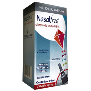 Nasalfree 9mg/ml Solução Nasal Spray Com 50ml Medquimica