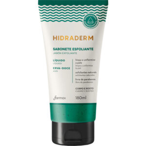 Sabonete Líquido Hidraderm Esfoliante Erva Doce Com 180ml