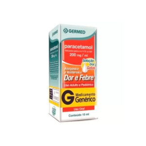 Paracetamol 200mg/ml Solução Oral Gotas Com 15ml Germed Genéricos