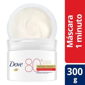 Mascara de Tratamento Dove 1 Minuto Fator Nutrição 80+ Com 300g