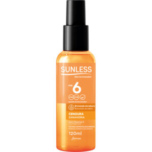 Óleo Bronzeador Cenoura Sunless FPS 6 Com 120ml