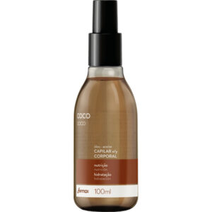 Óleo Capilar e Corporal de Coco Farmax Spray Com 100ml
