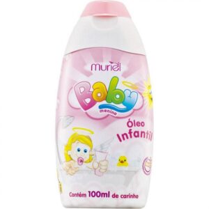 15366370040-7896279102414.jpg Óleo Corporal Infantil Baby Muriel Menina Com 100ml