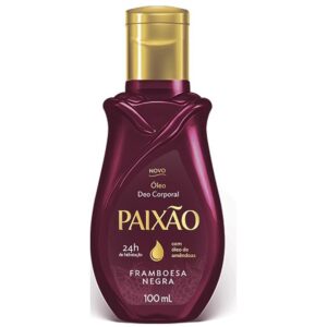 Óleo Corporal Paixão Framboesa Negra Com 100ml