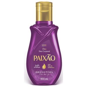 Óleo Corporal Paixão Irresistível Flor de Lis Com 100ml