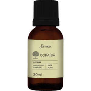 Oleo de Copaiba Puro Corporal Com 30ml Farmax