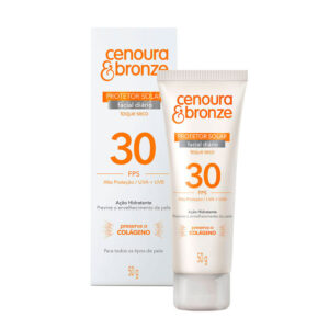 Protetor Solar Facial Cenoura e Bronze FPS30 Com 50g