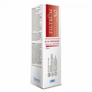 Protetor Solar Filtrum Vit Gel-Creme Hidratante FPS 50 120g Libbs