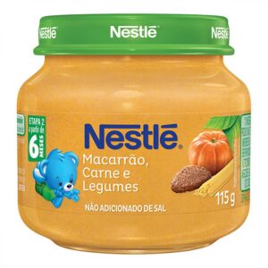 Papinha Nestlé Carne Legumes e Macarrão Com 115g
