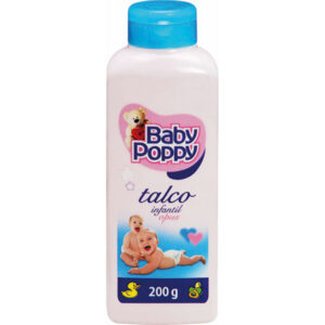 Talco Infantil Baby Poppy Opus Com 200g