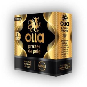 Preservativo Olla Prazer da Pele Com 2 Unidades