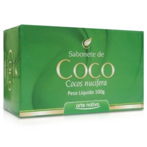 Sabonete em Barra de Coco Com 100g Arte Nativa