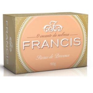 15366373344-7896090400034.jpg Sabonete em Barra Francis Rosas de Provence Com 90g