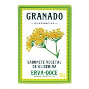 Sabonete em Barra de Glicerina Granado Erva-Doce Com 90g