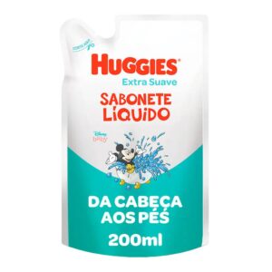 Sabonete Líquido Huggies Suave Refil Com 200ml