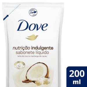 Sabonete Líquido Dove Nutricao Indulgente Refil Com 200ml Unilever