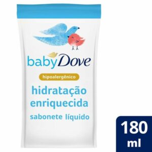 Sabonete Líquido Dove Baby Hidratação Enriquecida Refil Com 180ml