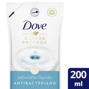 Sabonete Líquido Dove Cuida e Protege Refil Com 200ml