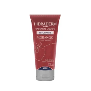 Sabonete Líquido Hidraderm Esfoliação de Morango Com 180ml