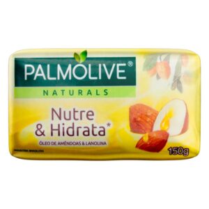 Sabonete em Barra Palmolive Naturals Lanolina e Amêndoas Com 150g