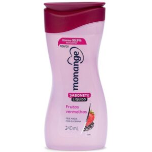 Sabonete Líquido Monange Frutas Vermelhas Com 240ml