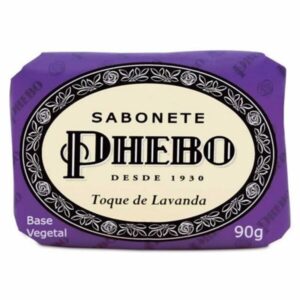 Sabonete em Barra Phebo Toque de Lavanda Com 90g