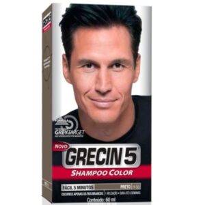 Shampoo Color Grecin 5 Preto Com 60ml