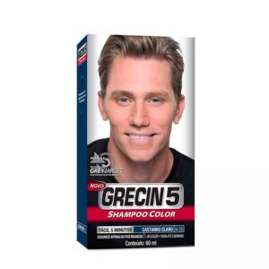 Shampoo Color Grecin 5 Castanho Claro Com 60ml