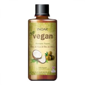 Shampoo Inoar Vegan Óleo de Coco e Óleo de Oliva Com 300ml