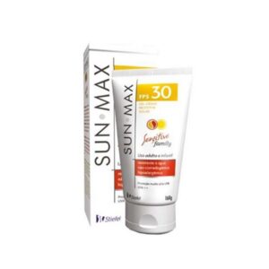 Protetor Solar Sunmax Sensitive Family Gel Creme FPS 30 Com 160ml