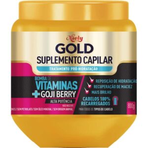 Suplemento Capilar Niely Gold Bonba Vitaminas + Gojiberry Com 800g