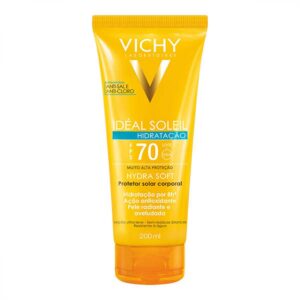 Protetor Solar Vichy Idéal Soleil Hydra Soft FPS 70 Com 200ml